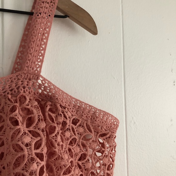 Pink BB Dakota Aitana Lace Off The Shoulder Dress - Picture 5 of 9